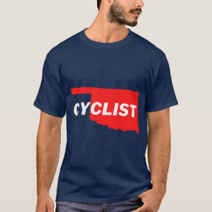 Camiseta Cíclico de Oklahoma Shirt Oklahoma ciclando Ruas m
