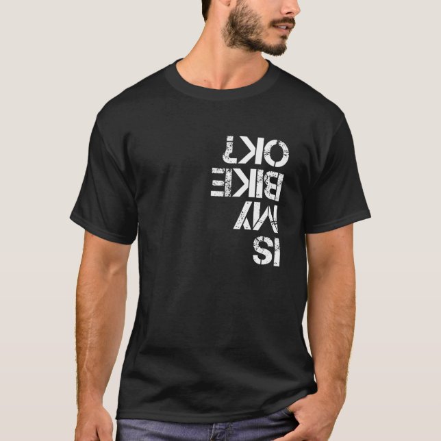Camiseta Ciclismo - A minha bicicleta está bem (Frente)