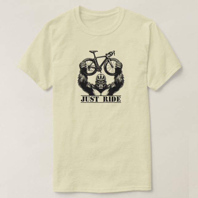 Camiseta Ciclismo Apenas Ande Gorila (Frente do Design)