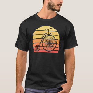 Camiseta Ciclismo  Ciclista Pedalando Ciclista Penny Farthi