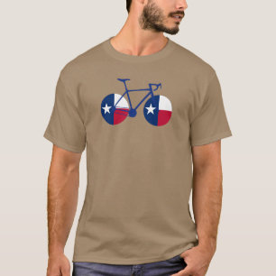 Camiseta Ciclismo da Bandeira do Texas