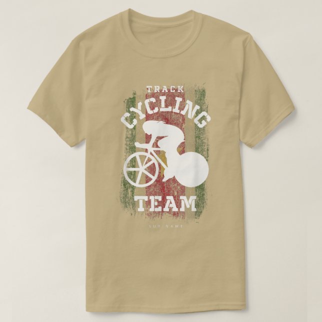 Camiseta Ciclismo De Bicicleta Circular Suriname De Estrada (Frente do Design)