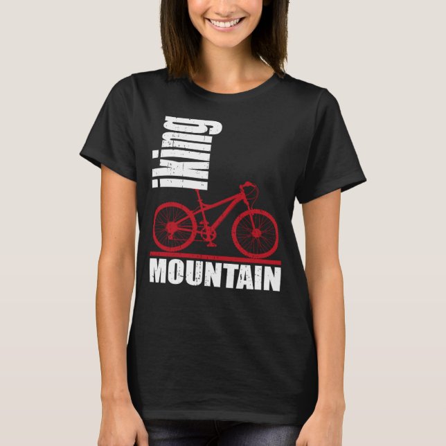 Camiseta ciclismo de bicicleta de montanha (Frente)