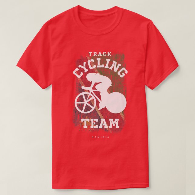Camiseta Ciclismo de bicicleta na estrada Namíbia, ciclismo (Frente do Design)