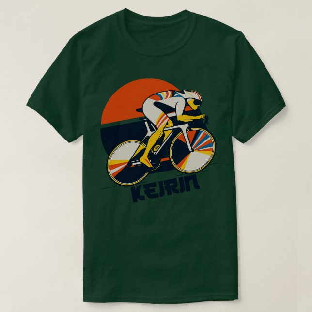 Camiseta ciclismo de keirin 1 (Frente do Design)
