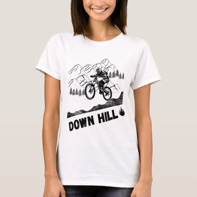 Camiseta Ciclismo de Montanha Descida (Frente)