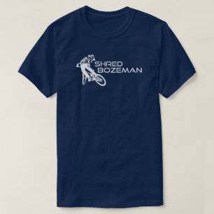 Camiseta Ciclismo de montanha em Bozeman Montana rasgado