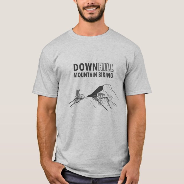 Camiseta Ciclismo de Montanha MTB Downhill (Frente)
