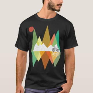 Camiseta Ciclismo de Montanha nas Montanhas