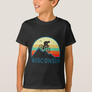 Camiseta Ciclismo de Montanha Wisconsin Retro Wisconsin Mtb