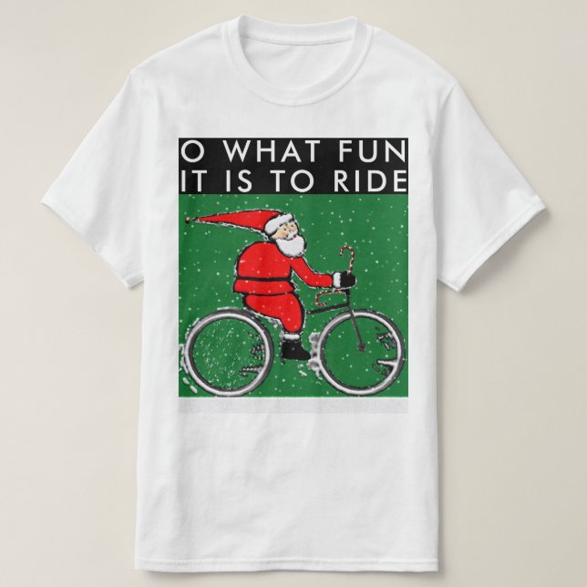 Camiseta Ciclismo de Natal (Frente do Design)
