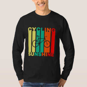 Camiseta Ciclismo E Sol Ciclismo Feliz Roupa De Verão B
