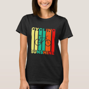 Camiseta Ciclismo E Sol Ciclismo Feliz Roupa De Verão B