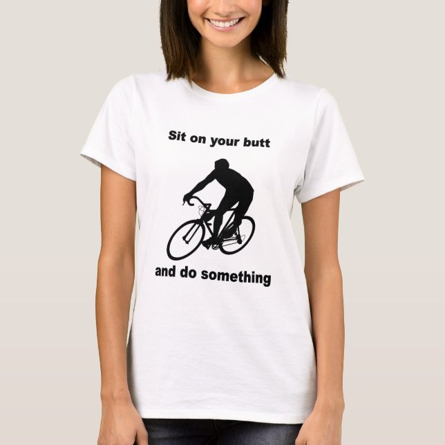 Camiseta Ciclismo engraçado (Frente)