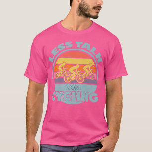 Camiseta Ciclismo menos conversa bicicleta de bicicleta mon