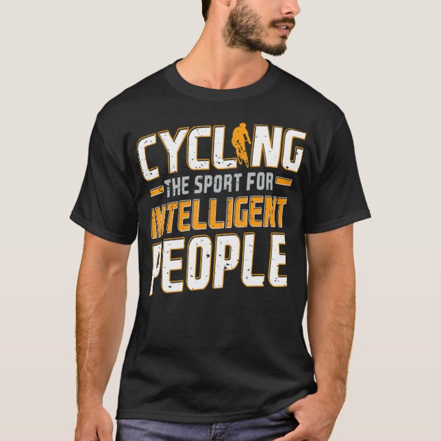 Camiseta Ciclismo Para Pessoas Inteligentes Bic (Frente)