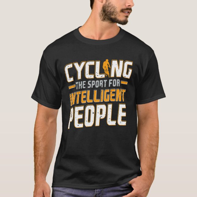 Camiseta Ciclismo Para Pessoas Inteligentes Bic (Frente)