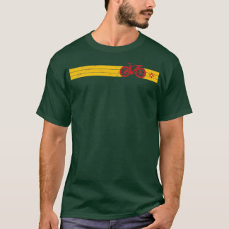 Camiseta Ciclista Bandeira Novo México NM Zia Love Bike Rac