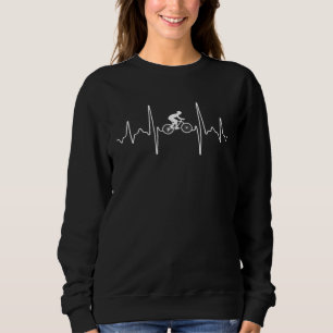 Camiseta Ciclista Batimento Cardíaco Ciclomotor Ciclista