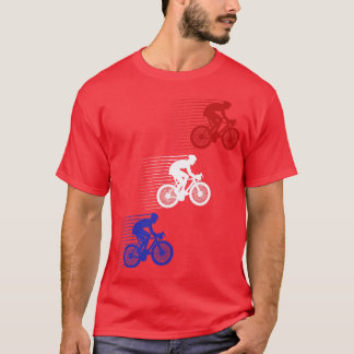 Camiseta Ciclista Bicicleta Americana Bandeira 4 de julho