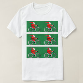Camiseta Ciclista Bicicleta Andando no Natal