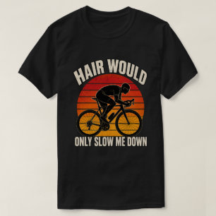 Camiseta Ciclista Careca Engraçado - Cabelo Só Me Deixaria