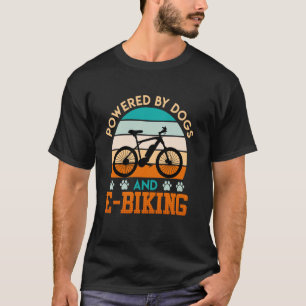 Camiseta Ciclista de E-Bike MOVIDO POR CÃES UM E-Bike E-Bik