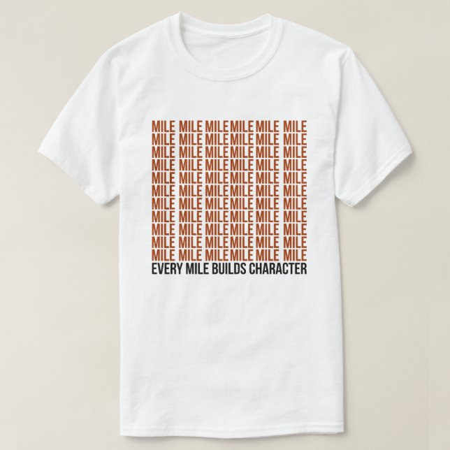 Camiseta Ciclista de Longa Distância (Frente do Design)