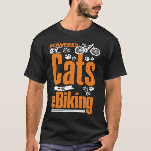 Camiseta Ciclista Elétrico Gato Bicicleta Elétrica Bicic