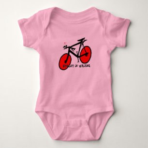 Camiseta Ciclista em esperar o Creeper infantil