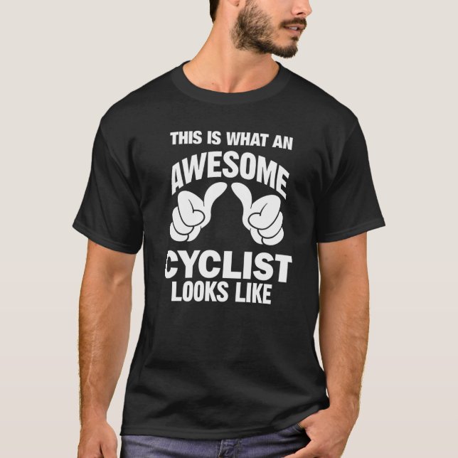 Camiseta Ciclista Incrível Parece Engraçado (Frente)
