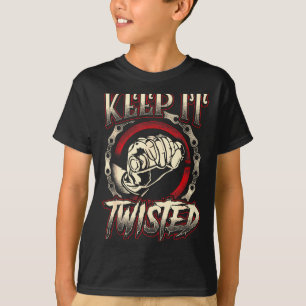 Camiseta Ciclista Mantenha-o Torcido Piada Moto Dirt Ou Cor