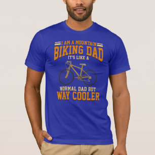 Camiseta Ciclista Pai Mountain Biker É como um Pai normal