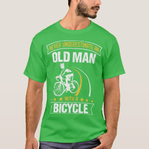 Camiseta Ciclista Presente Para Homens Nunca Subestima Um