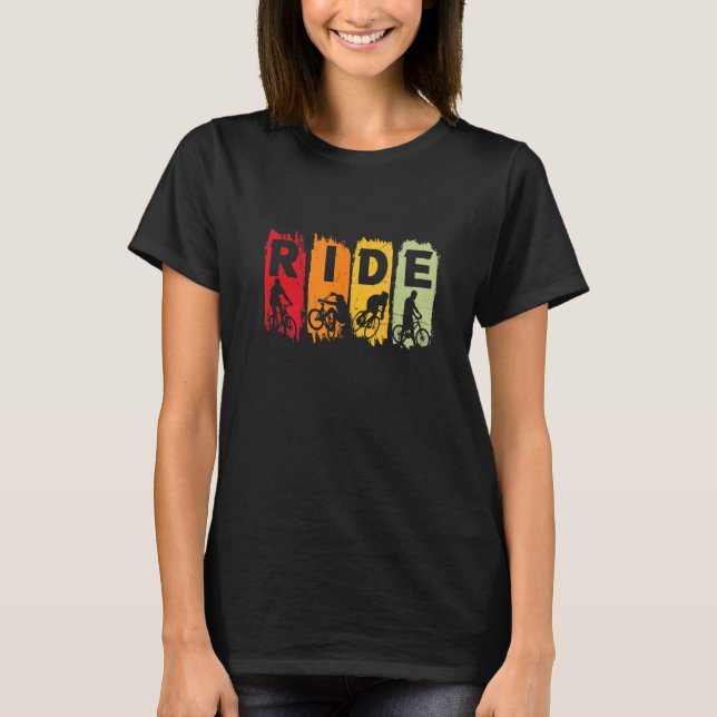 Camiseta Ciclo de Bicicleta Ancorada (Frente)