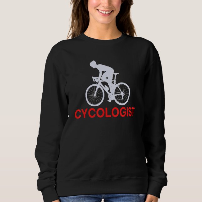 Camiseta Ciclo de bicicleta de bicicleta com cicologista (Frente)