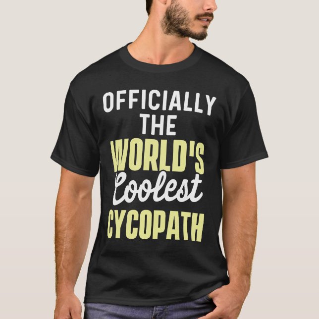 Camiseta Ciclo de bicicleta de ciclovia com Cycopath (Frente)