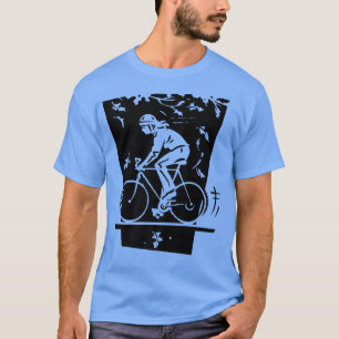 Camiseta Ciclo de bicicleta de outono