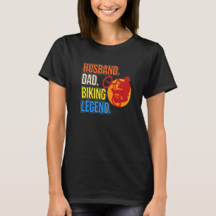 Camiseta Ciclo de Ciclo de Bicicleta de Pai Marido Gr