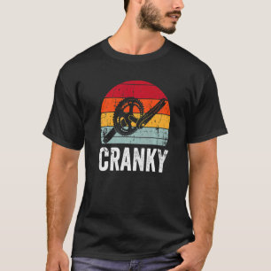 Camiseta Ciclo de Ciclo do Vintage Cranky Bike