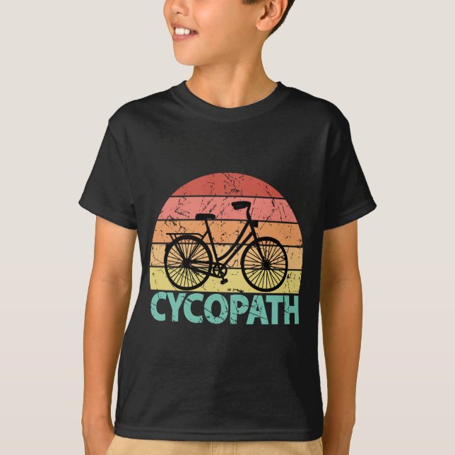 Camiseta Ciclo de Ciclo Engraçado pelo Cycopath (Frente)