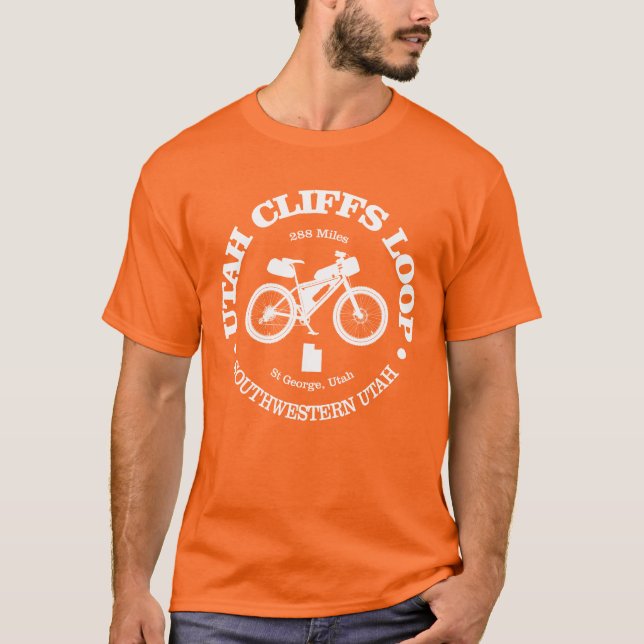 Camiseta Ciclo de Cliff de Utah (Frente)
