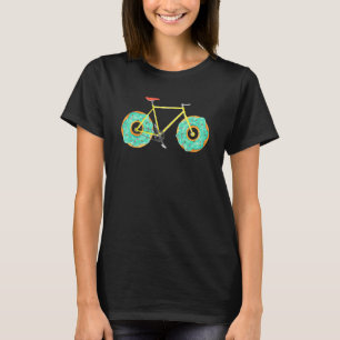 Camiseta Ciclo de Comida das rodas de bicicleta de rosquinh