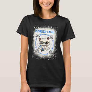 Camiseta Ciclo de Diabetes Conscientização sobre Diabetes G