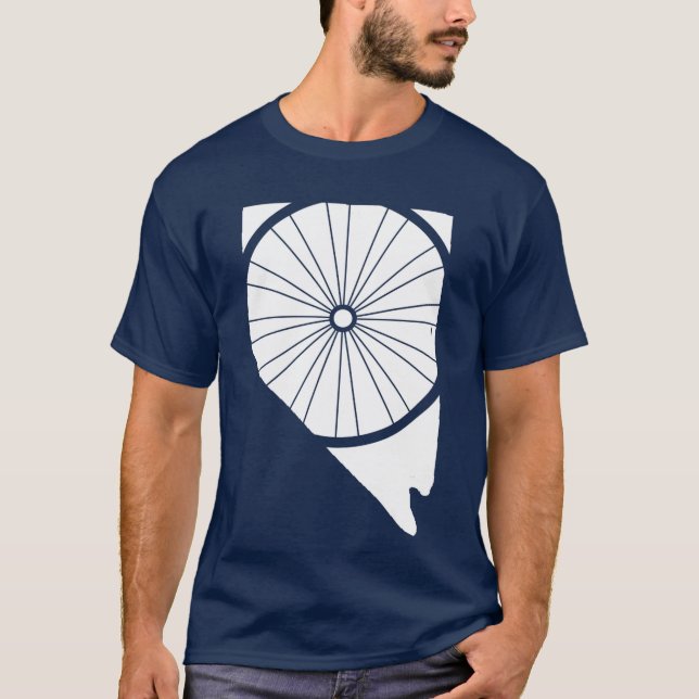 Camiseta Ciclo de Nevada Bicycle NV Biking Gear NV (Frente)