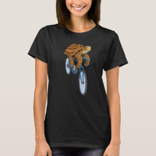 Camiseta Ciclo de Turtle do Mar Ciclista Andando Biker Biki