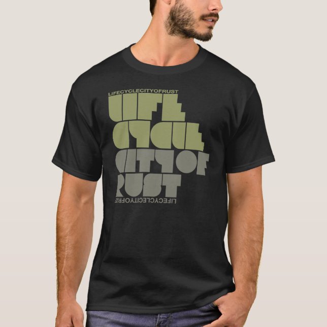 CAMISETA CICLO DE VIDA: CIDADE DA OXIDAÇÃO (Frente)