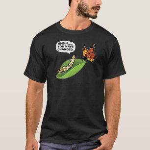 Camiseta Ciclo de Vida das Caterpilares Metamorfose Manteig