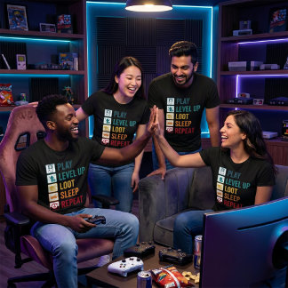 Camiseta Ciclo de Vida de Jogos