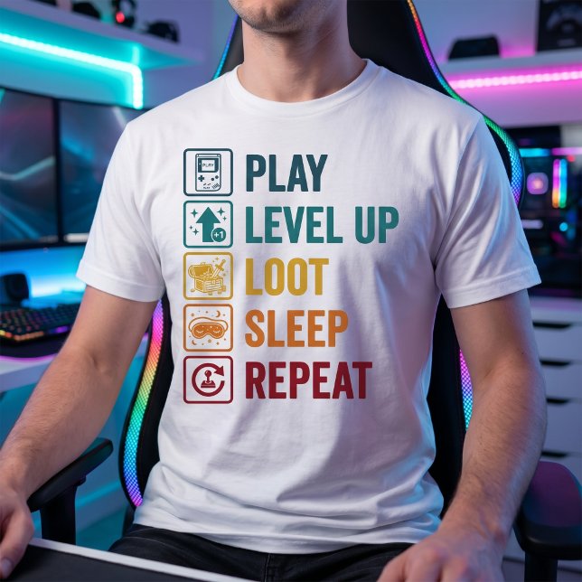 Camiseta Ciclo de Vida de Jogos (Criador carregado)